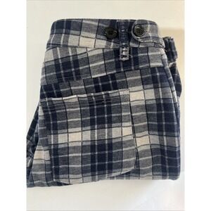 YoungLA Pants 30x30 Gray Blue  Plaid Slim  Casual Preppy Tapered Grandpa Core